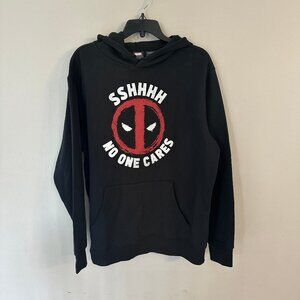 Deadpool size Large black hoodie